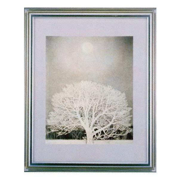 絵画 世界の名画シリーズ 額縁付 東山魁夷 「冬華」 サイズF10号特寸 プリハード