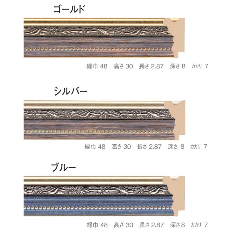 額縁 油彩 油絵用額縁 正方形の額縁 ジーニー サイズF4 S3の画像