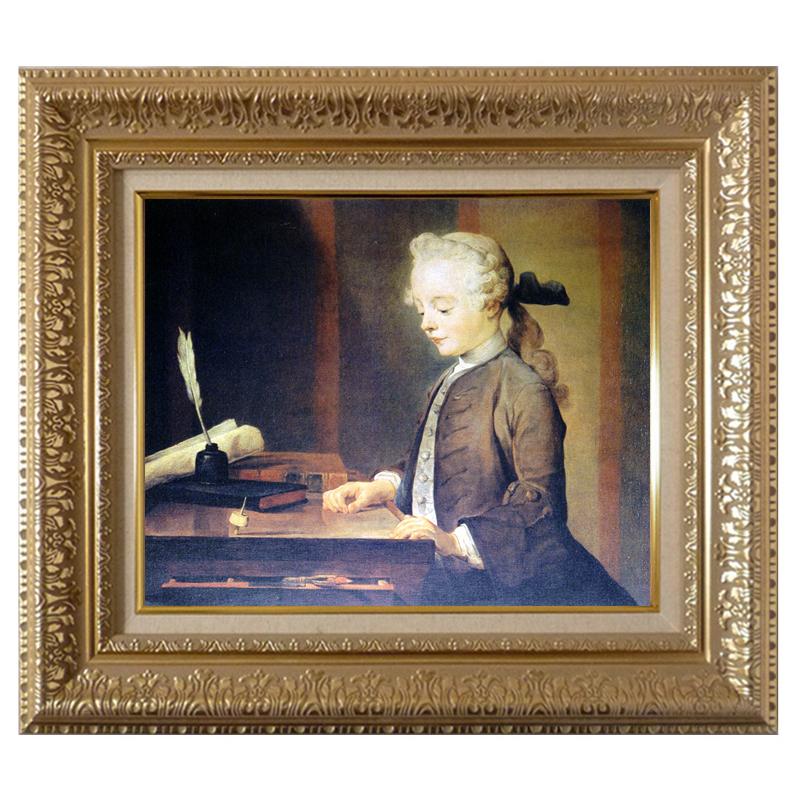 絵画 世界の名画シリーズ 額縁付 ジャン・シメオン・シャルダン