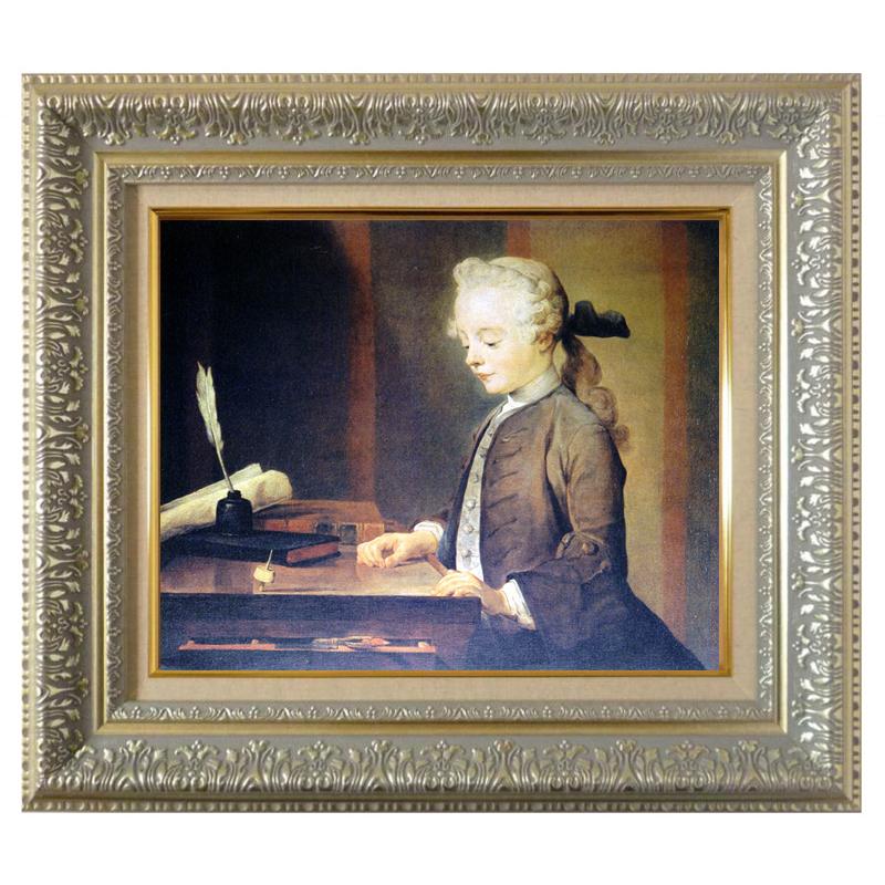 絵画 世界の名画シリーズ 額縁付 ジャン・シメオン・シャルダン