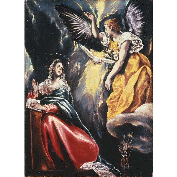 絵画 世界の名画シリーズ 額縁付(MJ108N) エル・グレコ 「受胎 絵画 世界の名画シリーズ 額縁付(MJ108N) エル・グレコ 「受胎