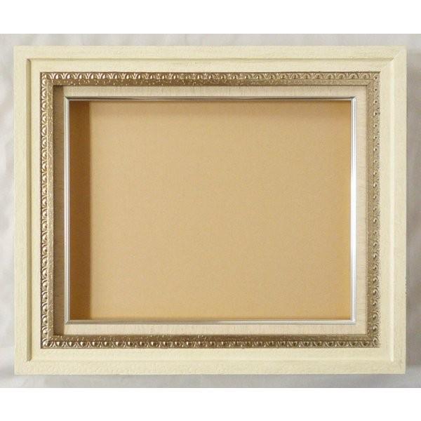 額縁　油彩 油絵用額縁　油彩額と泥足とケース（仮縁仕上げ）　テイラ　サイズM40号