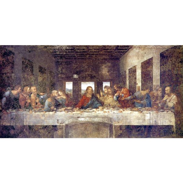 絵画 世界の名画シリーズ 額縁付 レオナルド・ダ・ヴィンチ 「最後の