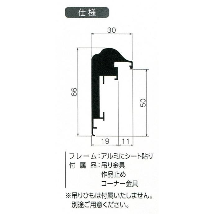 油彩額縁 油絵額縁 アルミフレーム 仮縁 CD-77 サイズP120号の画像