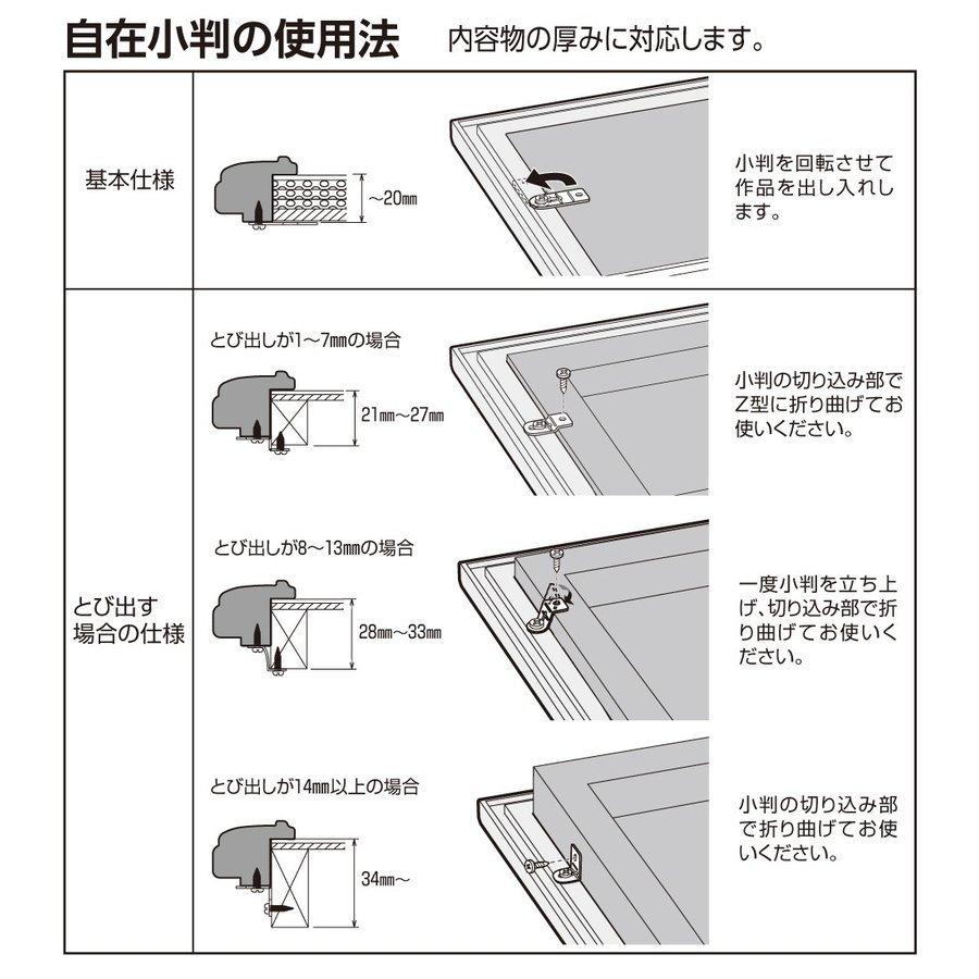 デッサン用額縁 アルミフレーム 大サイズ軽量タイプ SG-704P サイズ特全判_2