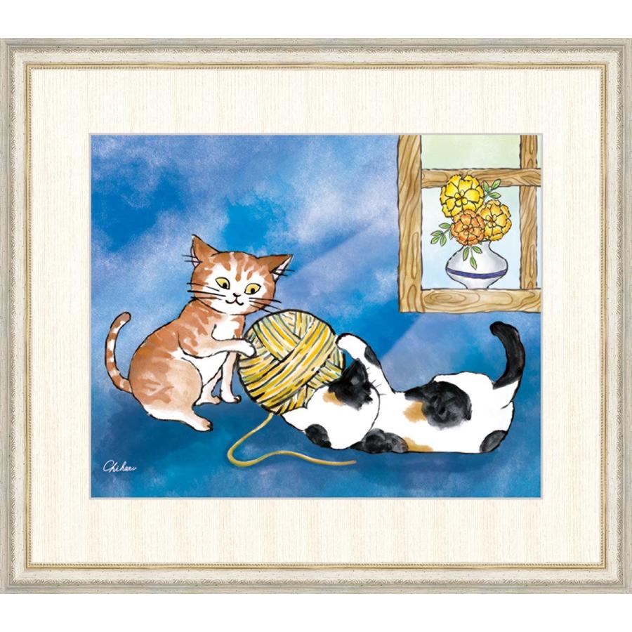 高精細デジタル版画 額装絵画 額縁付き絵画 千 春（ちはる）作