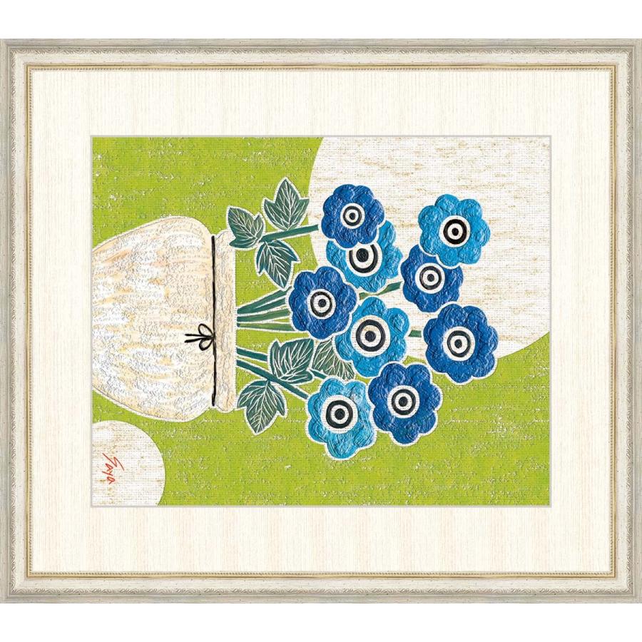 高精細デジタル版画 額装絵画 額縁付き絵画 佐藤 沙耶 さとう さや 作 デルフィニウム F8 Sk G4 Cs001 F8 東欧商事株式会社 通販 Yahoo ショッピング