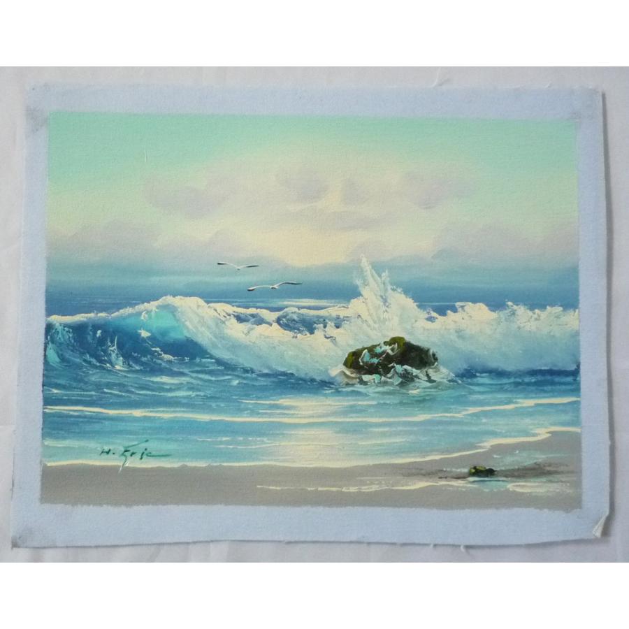 絵画「湘南の午後」P8 油絵 絵画「湘南の午後」P8 油絵 - メルカリ