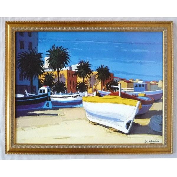 額縁付きヨーロッパ製絵画 シートサイズ60X80cm -25-特価- 【公式通販】