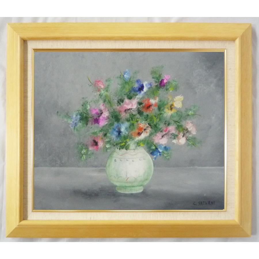 美しい ヨーロッパ絵画 肉筆油絵 F8号 サツルニ作 花瓶の花 3 新品額縁付 人気no 1 本体 Blog Lonolife Com
