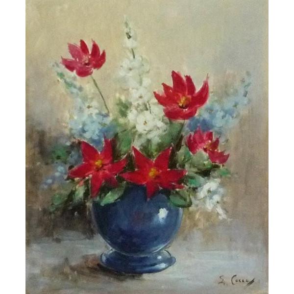 ヨーロッパ絵画 肉筆油絵 F8号 コッコ 花瓶の花 作 新品額縁付 To 東欧商事株式会社 通販 Yahoo ショッピング