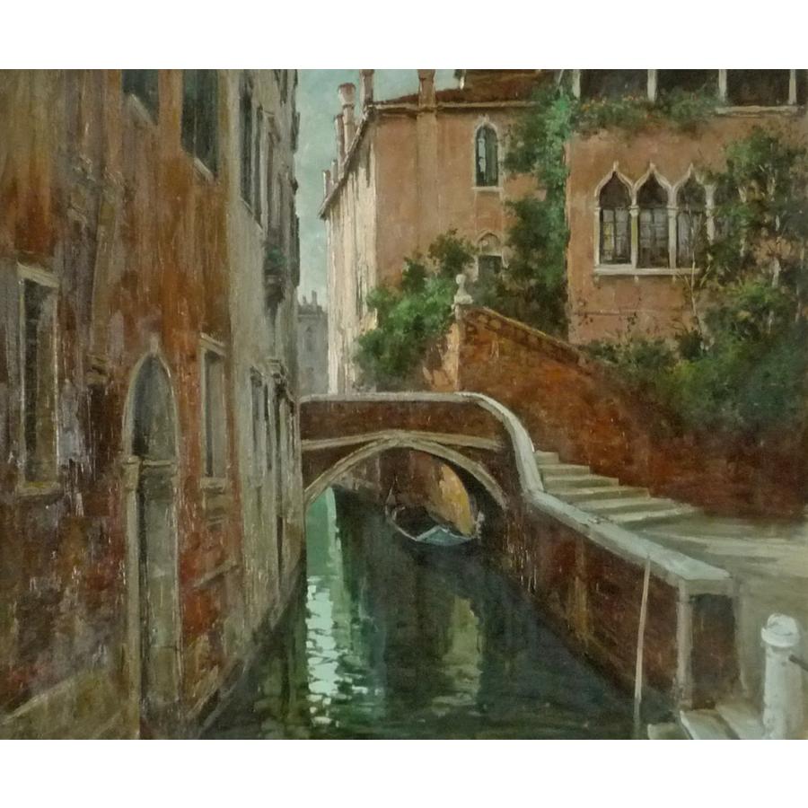 ウィンソン作 油絵 「パリー モンマルトルの丘」 サイン肉筆