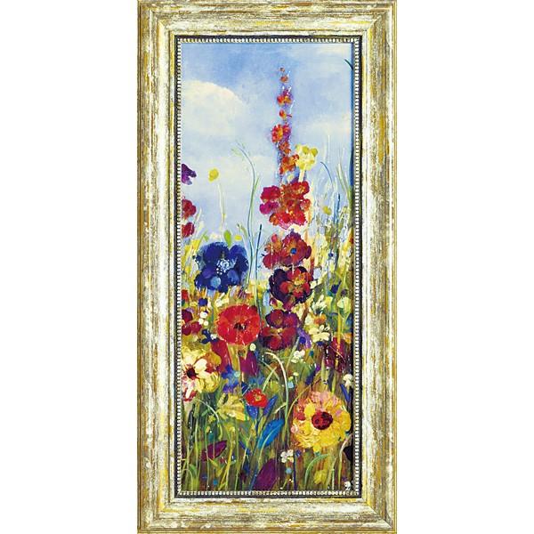 額装絵画 カルメン ドルチェ「メドウ フローラル1」