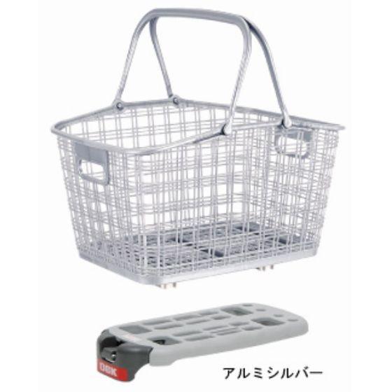 在庫処分特価品 OGK 簡単着脱ファッションうしろバスケット RB-009B2