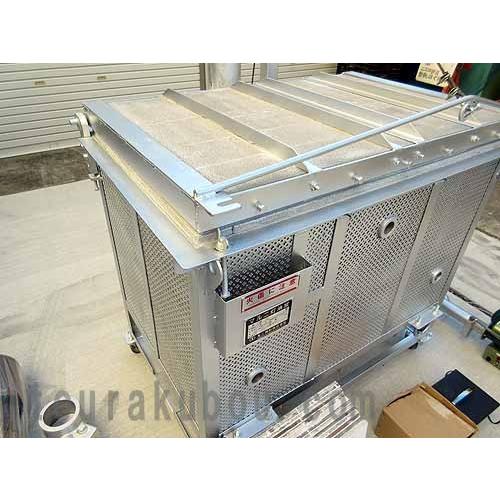 中古】（マルニ）灯油窯 上蓋開閉式両方焚『OSA-02R』フルセット（売約 