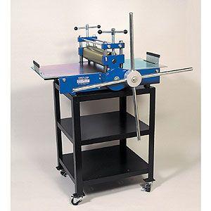 銅版画プレス機 新日本造形 SNP-17 プレス台付き ローラー幅45cm 銅