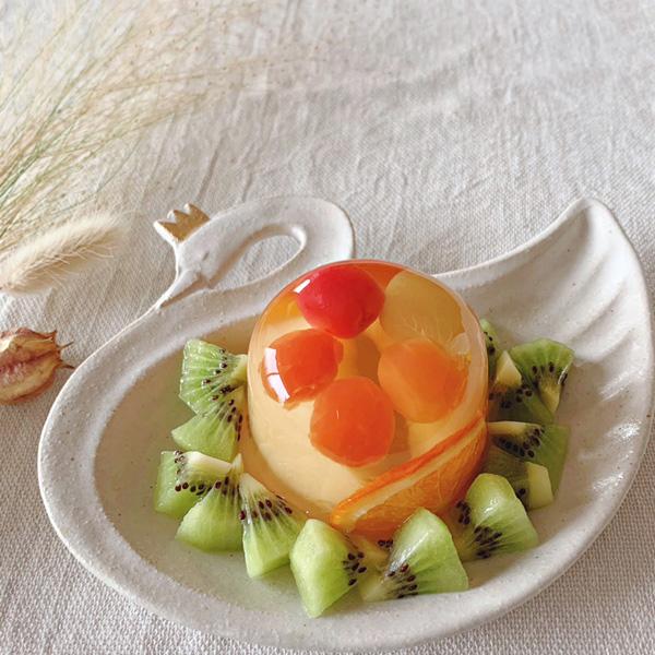 よしざわ窯 益子焼 冠をかぶった白鳥皿 : TOURBILLONヤフーショップ