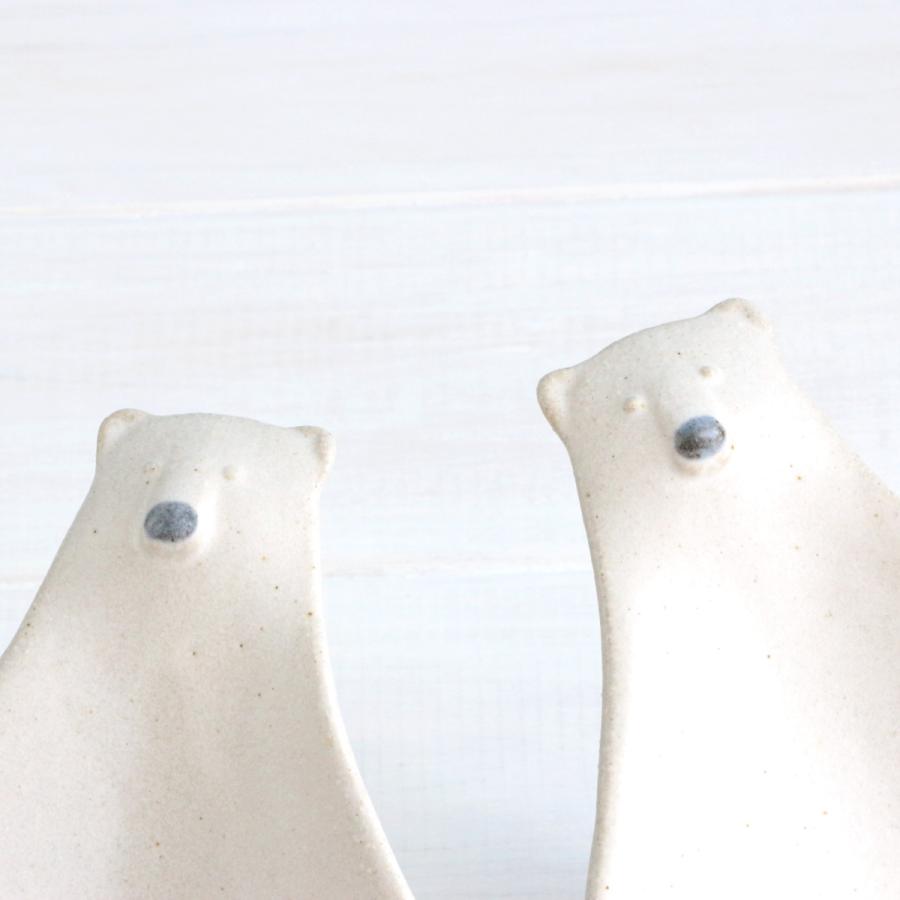 よしざわ窯 益子焼 シロクマのおしゃもじ皿 中鉢 : TOURBILLONヤフー