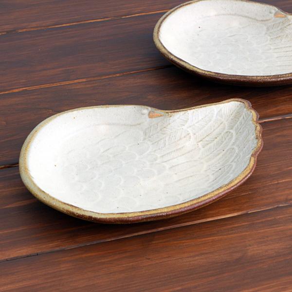 よしざわ窯 益子焼 oldwhite 白鳥の小皿 : TOURBILLONヤフーショップ