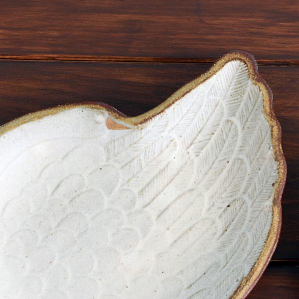 よしざわ窯 益子焼 oldwhite 白鳥の小皿 : TOURBILLONヤフーショップ