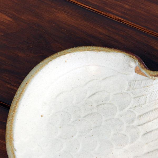 よしざわ窯 益子焼 oldwhite 白鳥の小皿 : TOURBILLONヤフーショップ