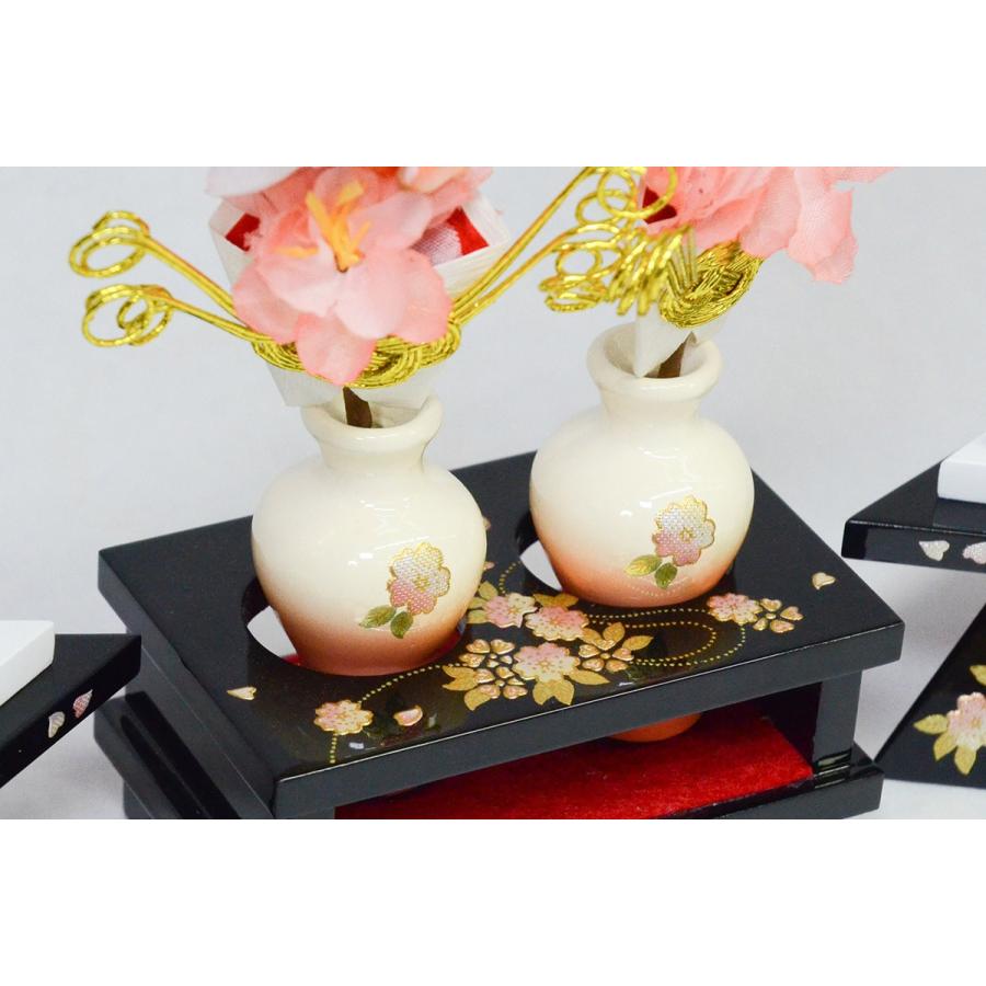 さくら雛人形セット ぼんぼり付き 楽天市場】贈り物に♪几帳＆ぼんぼり付き 雛人形 リバティ