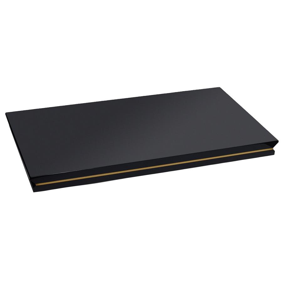 三笠型親王飾り台 単品 木製黒塗 20号 幅60cm （雛人形むけ飾り台