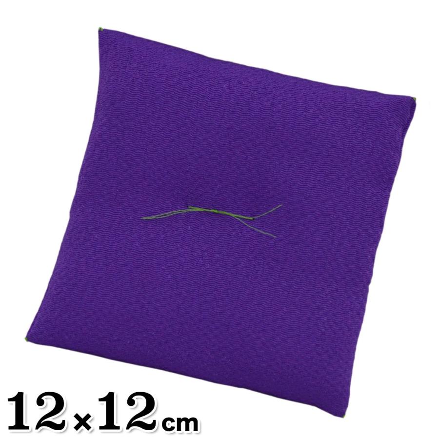 置物用ミニ座布団 紫ちりめん（大） [CP10] : 人形の東籬 - 通販