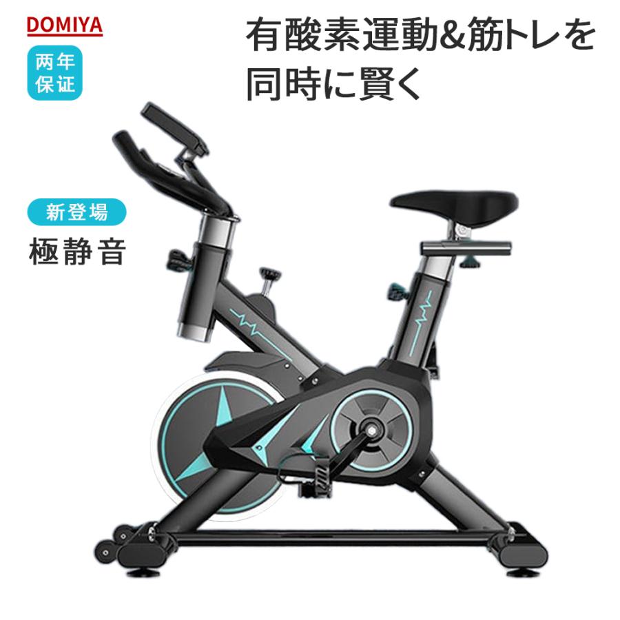 DOMIYA フィットネスバイク 家庭用 トレニンーグバイク エアロバイク 