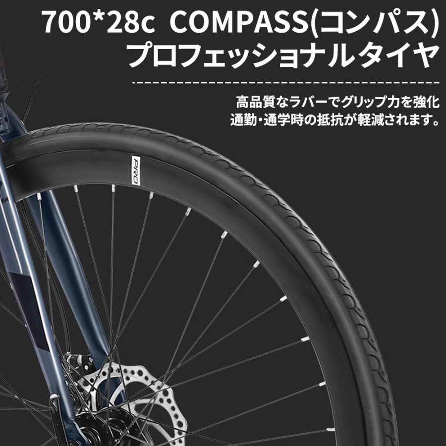 DOMIYA ロードバイク 自転車 700 28c シマノ製21段変速 軽量