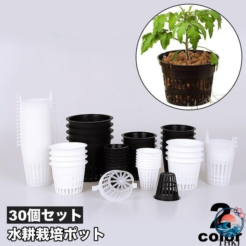 水耕栽培ポット 育苗ポット 30個セット 植木鉢 育苗 ガーデニング用品