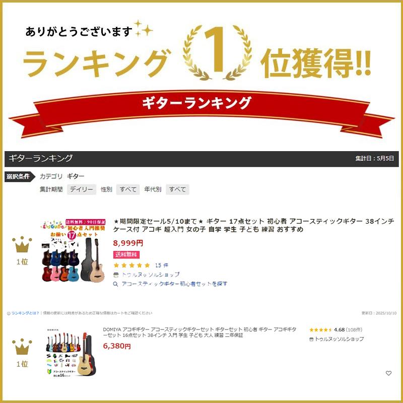 DOMIYA アコギギター アコースティックギターセット ギター