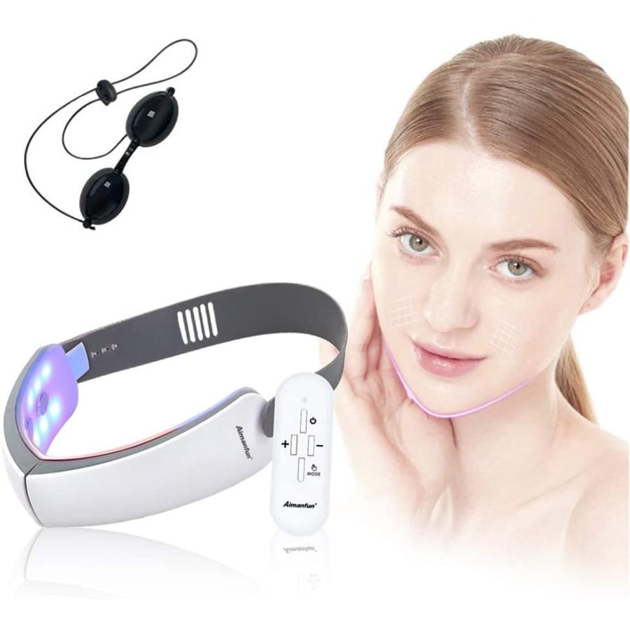 Ems美顔器 顔痩せ リフトアップ 振動マッサージ 表情筋 トレーニング フェイスケア 美容器 V顔 二重顎防止 しわ たるみ改善 美肌 保湿 目元ケア A Mas Byd0 Tousen 通販 Yahoo ショッピング