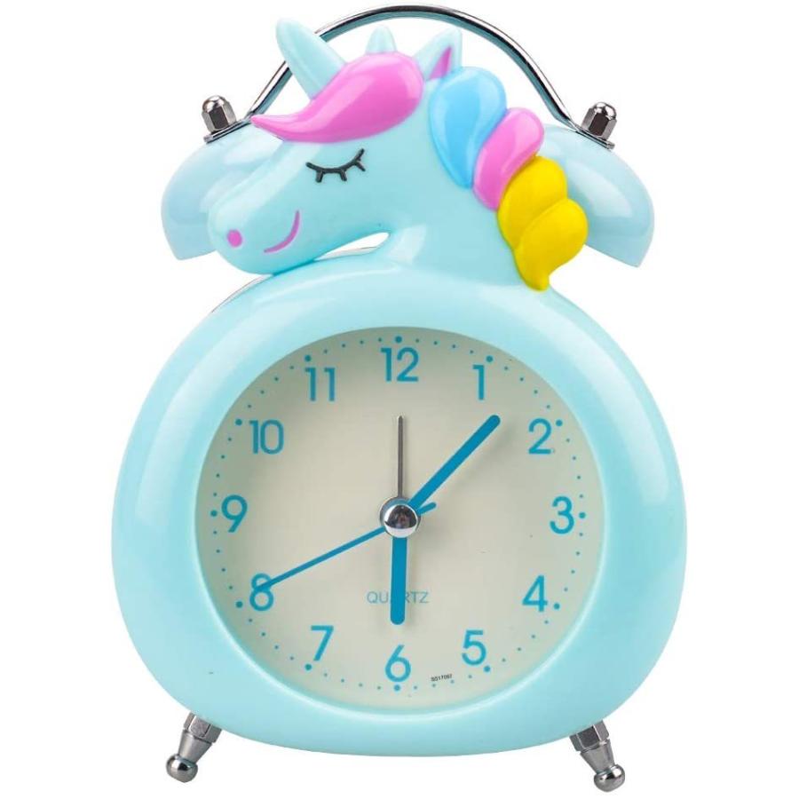 目覚まし時計 めざまし時計 卓上置き時計 電池式時計 大音量 女の子 子供 男の子 少女 ナイトライト こども プレゼント ブルー ホワイト ピンク ユニコーン F Hom Tfyt18 Tousen 通販 Yahoo ショッピング