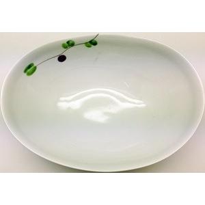 波佐見焼 一峰窯 オリーブ 楕円ボウル 中 : 神楽坂のうつわ屋さん 陶