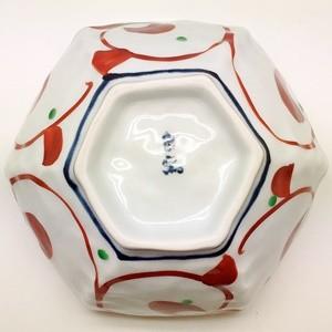 波佐見焼 光玉窯 赤絵うさぎ 六角鉢 : 神楽坂のうつわ屋さん 陶