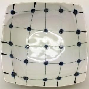 波佐見焼 福峰窯 点格子 多用鉢 : 神楽坂のうつわ屋さん 陶柿園 - 通販