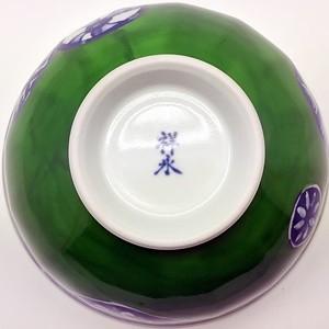 波佐見焼 聖栄陶器 染錦丸紋 多用丼 緑 : 神楽坂のうつわ屋さん 陶柿園