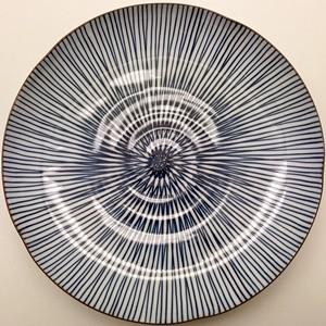 波佐見焼 福峰窯 内外十草 6号皿 中皿 : 神楽坂のうつわ屋さん 陶柿園