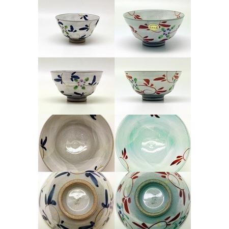 波佐見焼 丹山窯 唐草小花 組飯碗（ペア） : 神楽坂のうつわ屋さん 陶