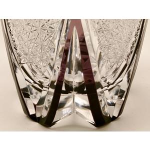 TR010P瀧澤硝子工芸 江戸切子伝統工芸士 瀧澤利夫作 江戸切子 五芒星