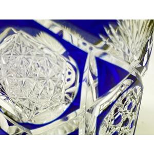 江戸切子 瀧澤硝子工芸 江戸切子伝統工芸士 瀧澤利夫作 ロック