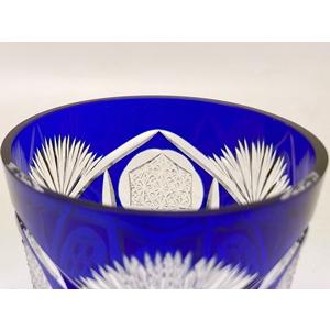 江戸切子 瀧澤硝子工芸 江戸切子伝統工芸士 瀧澤利夫作 ロックグラス