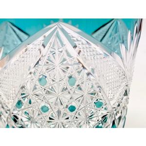 TR006EG瀧澤硝子工芸 江戸切子伝統工芸士 瀧澤利夫作 江戸切子