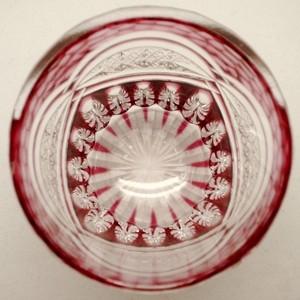 TR009R瀧澤硝子工芸 江戸切子伝統工芸士・瀧澤利夫作 江戸切子 ミニ
