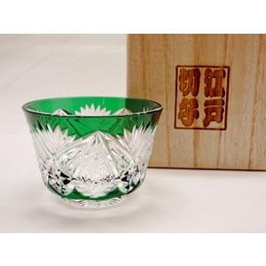 TS010G瀧澤硝子工芸 江戸切子伝統工芸士・瀧澤利夫作 江戸切子 天開