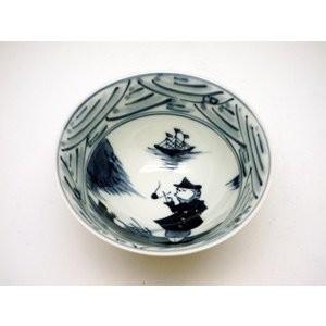 特選　高級有田焼　青花しん窯　ボウル中鉢　未使用保管品 しん窯青花 幅広い料理に馴染む大・中・小のボウル(各2個