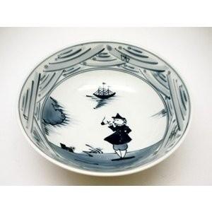有田焼 しん窯 青花 長崎紋 6.5寸中華丼 : 神楽坂のうつわ屋さん 陶