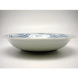 有田焼 しん窯 青花 長崎紋 玉渕7寸スープ皿 : 神楽坂のうつわ屋さん