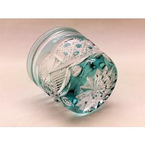 TS113EG瀧澤硝子工芸 江戸切子伝統工芸士・瀧澤利夫作 江戸切子 ぐい呑